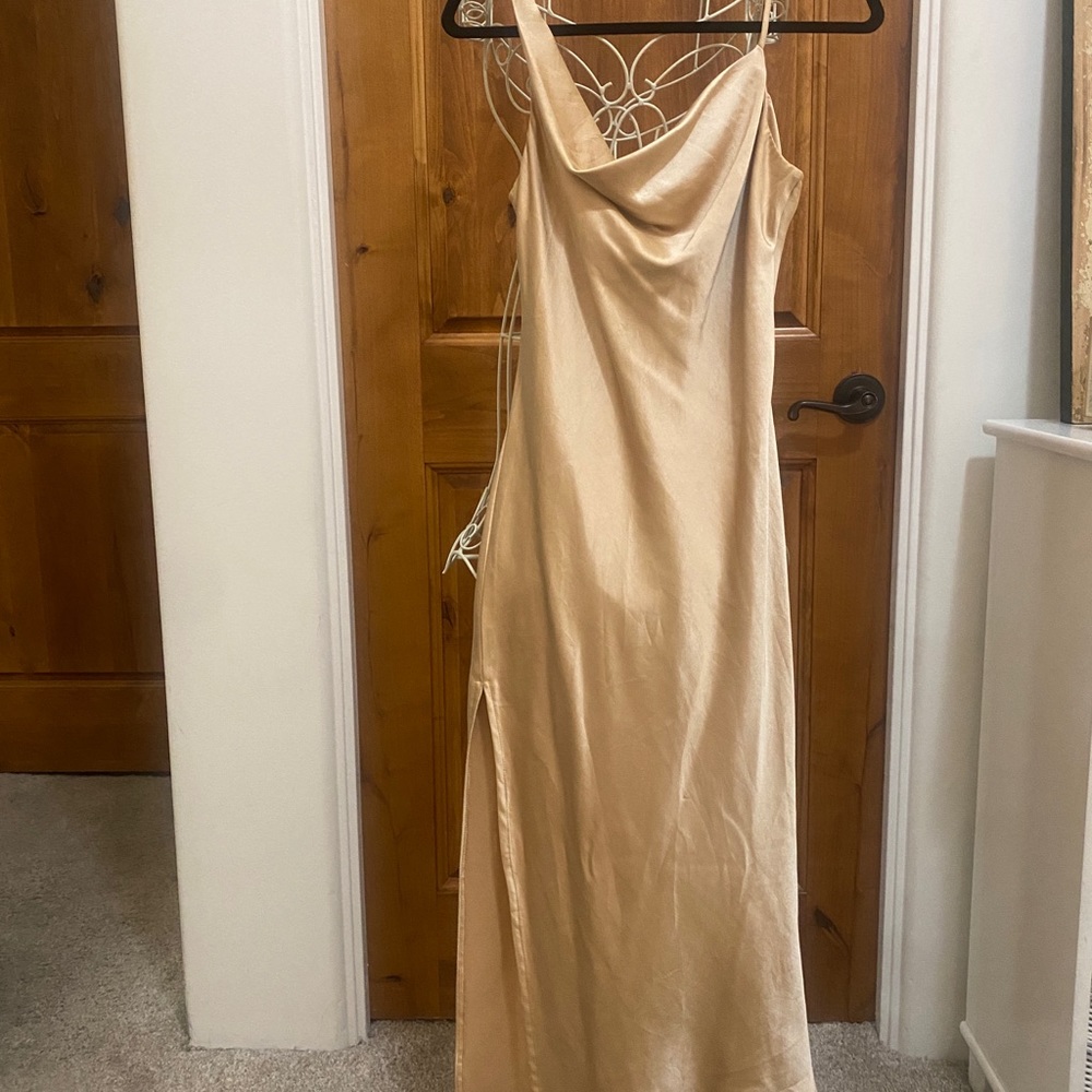 Maxi Champagne Dress : Princess Polly